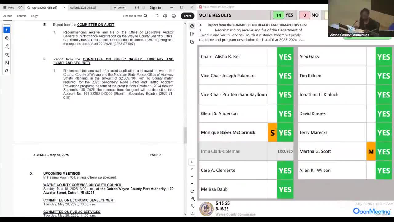 Audit of sheriff's office received; auditor general will seek corrective action plan
