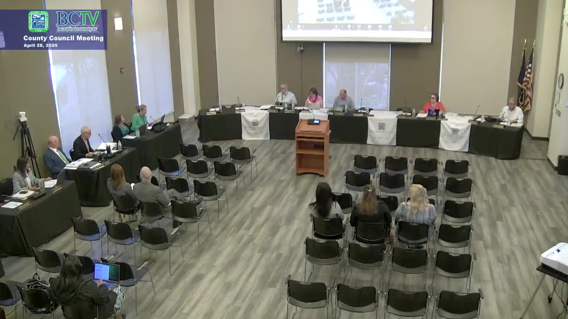 Committee authorizes county administrator to execute broadcasting MOAs with local governments and school district