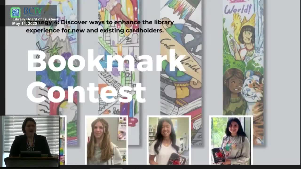 Library announces summer reading program and bookmark contest winners