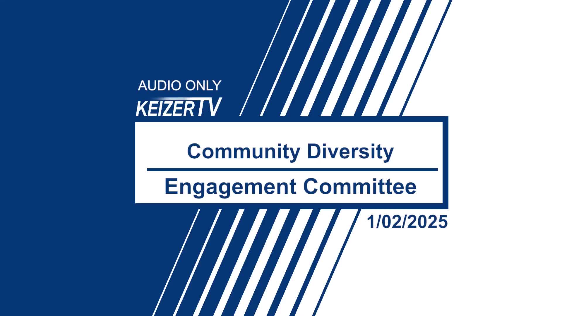 Keizer diversity committee advances draft "justice" definition, postpones officer election