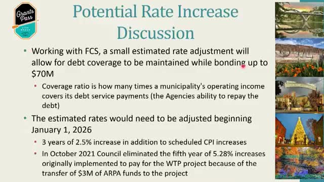 Council proposes gradual 2.5% water bill increase through 2028