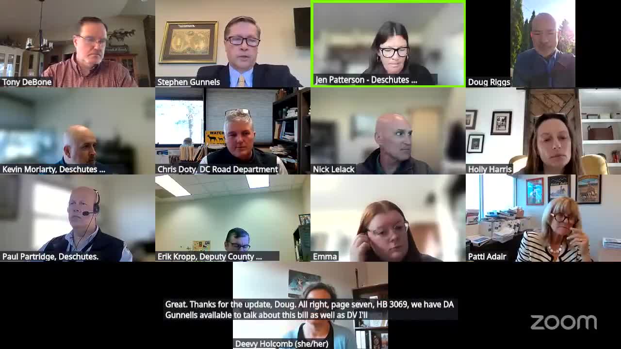 Deschutes County officials raise concerns about bill to centralize CJC grant applications