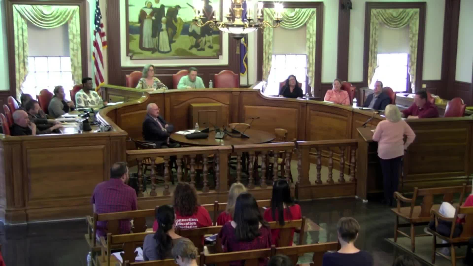 Michael Suntag urges town council to prioritize school budget funding for equity