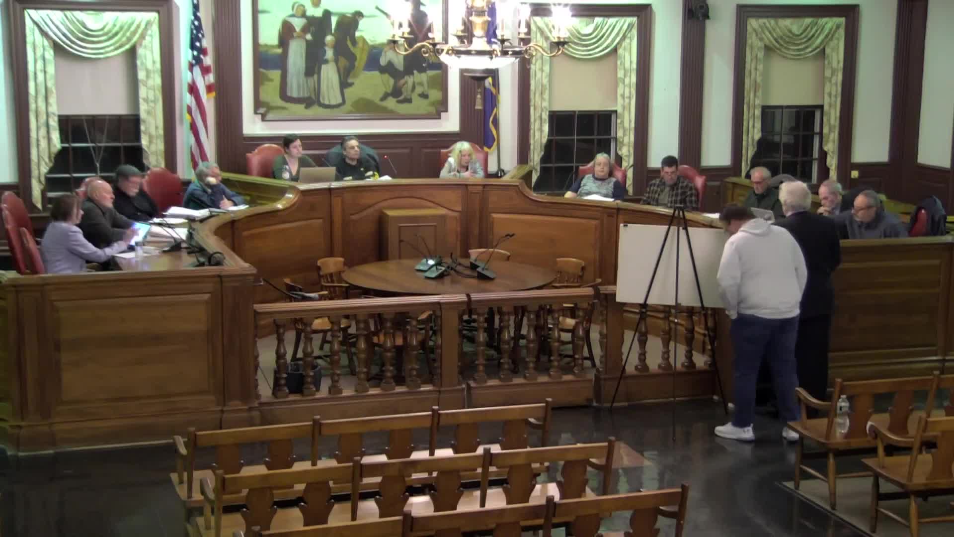 Town Commission addresses tree removal and restoration plan during construction project