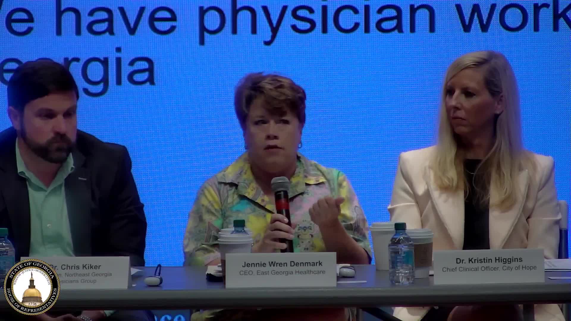 Doctor Avias discusses rural cancer care challenges at Georgia health committee meeting