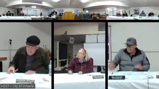 Wheeler City Council prepares for $250K small cities allotment grant application