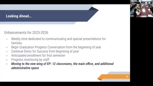 School board discusses Epic program's impact on over-aged students' graduation rates