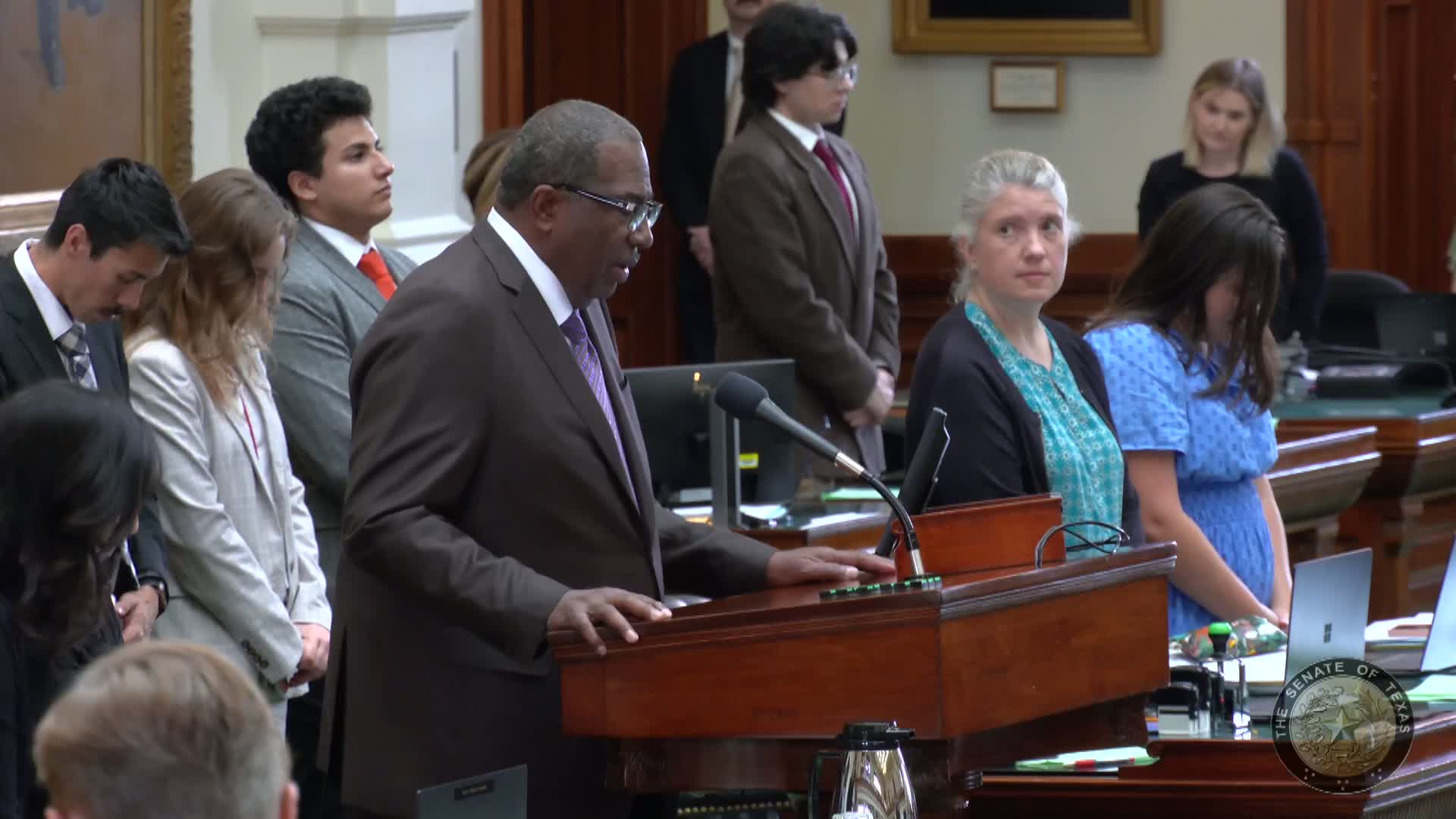 Texas Senate honors McLennan Community College dance champions and UTRGV student interns