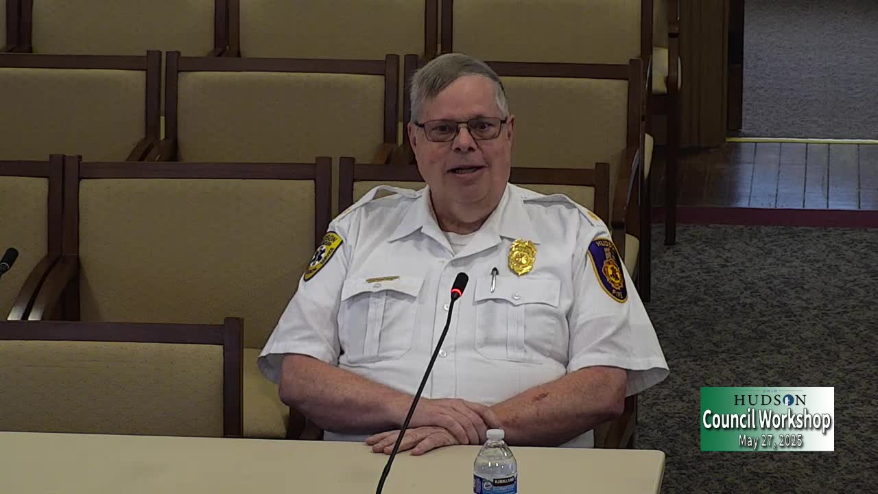 Hudson City Council discusses future of Fire Department and EMS services