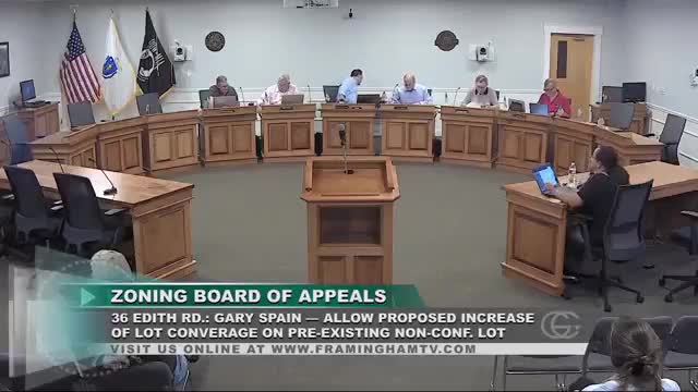 ZBA permits small backyard shed on Edith Road for storage related to special-needs household