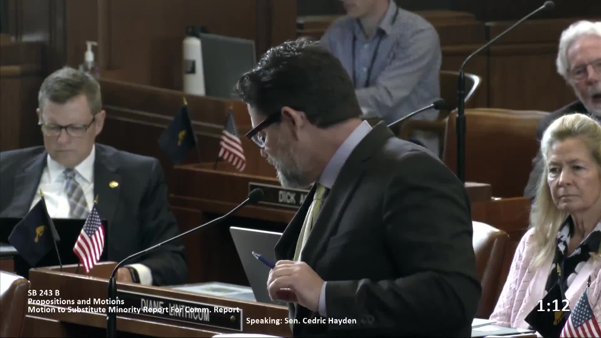 Oregon Senators Debate Minority Report on Gun Ownership and Public Safety Legislation
