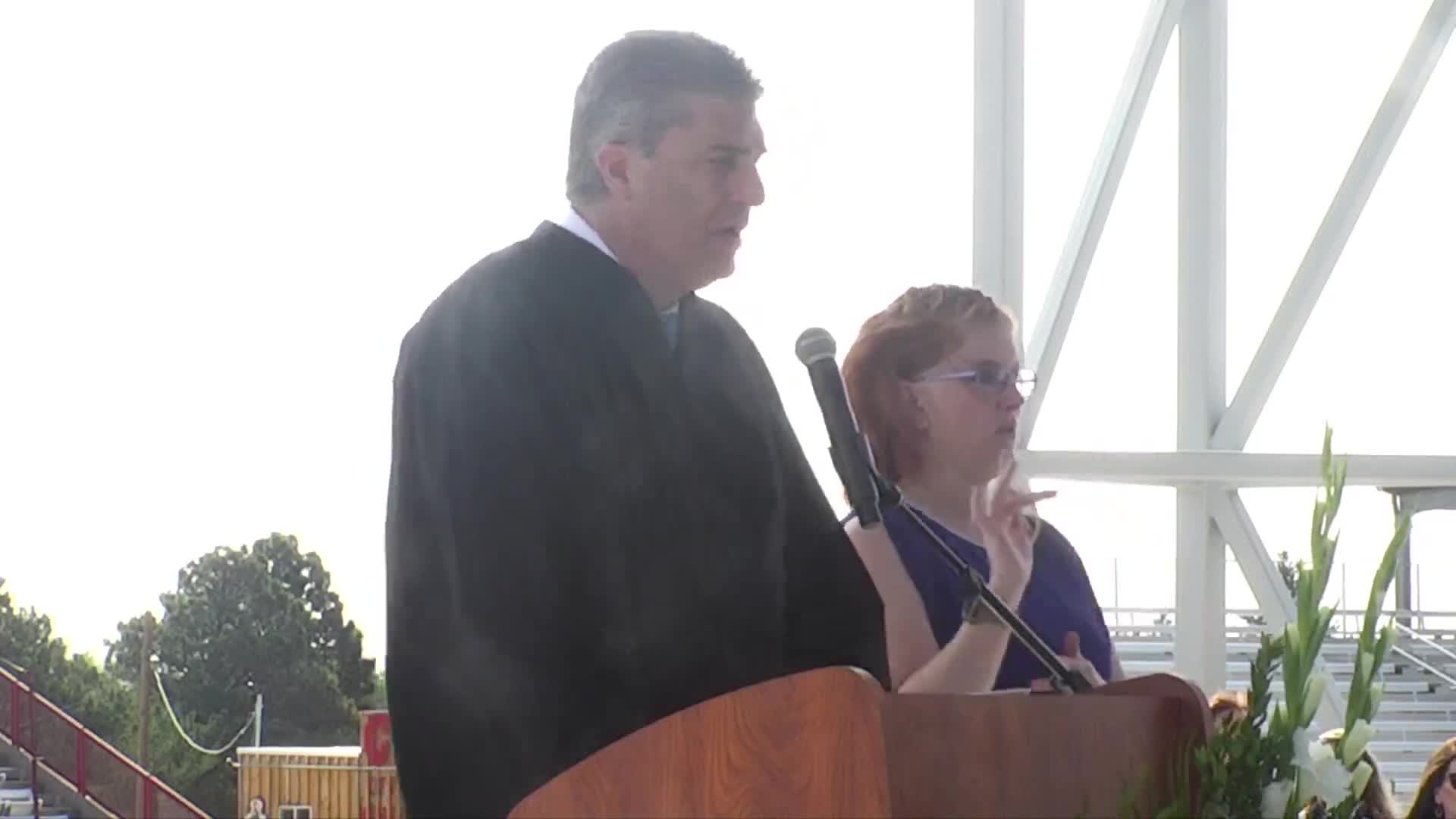 Murphy Dayhill inspires classmates with graduation speech at East High School