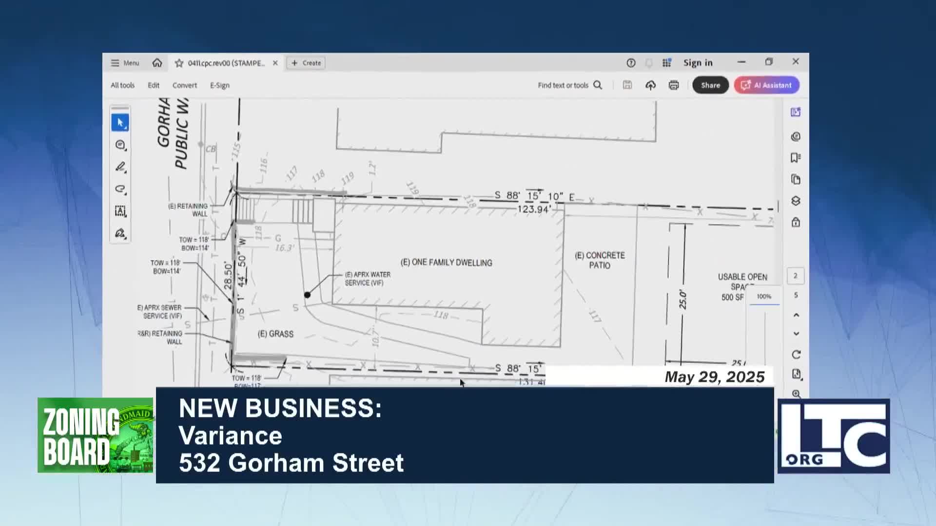 Lowell ZBA considers driveway variance amid MassDOT sidewalk upgrades