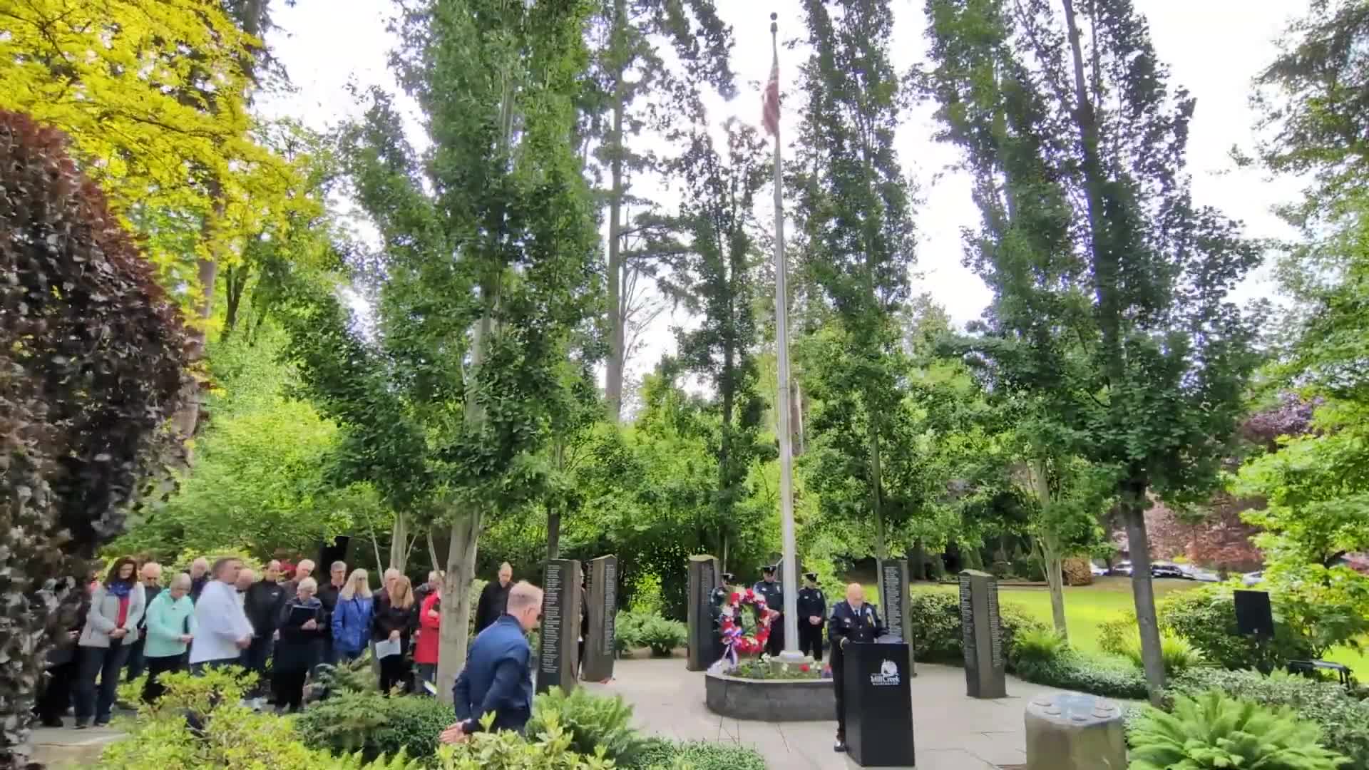 Community honors fallen soldiers with prayers for peace and remembrance