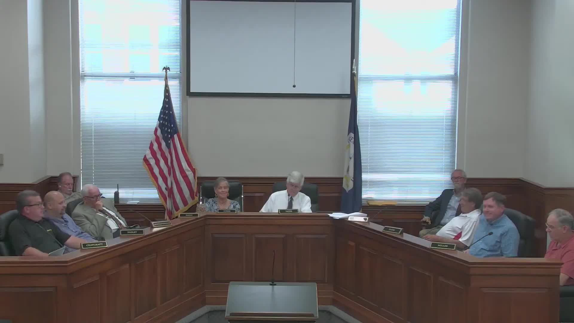 Local council addresses budget cuts and salaries for fire chief and EM director
