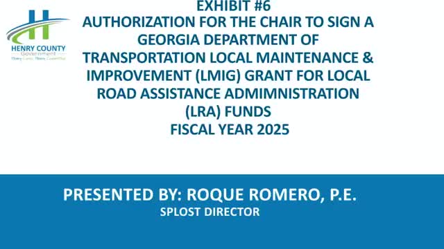 Henry County approves $3M for road improvements in five subdivisions