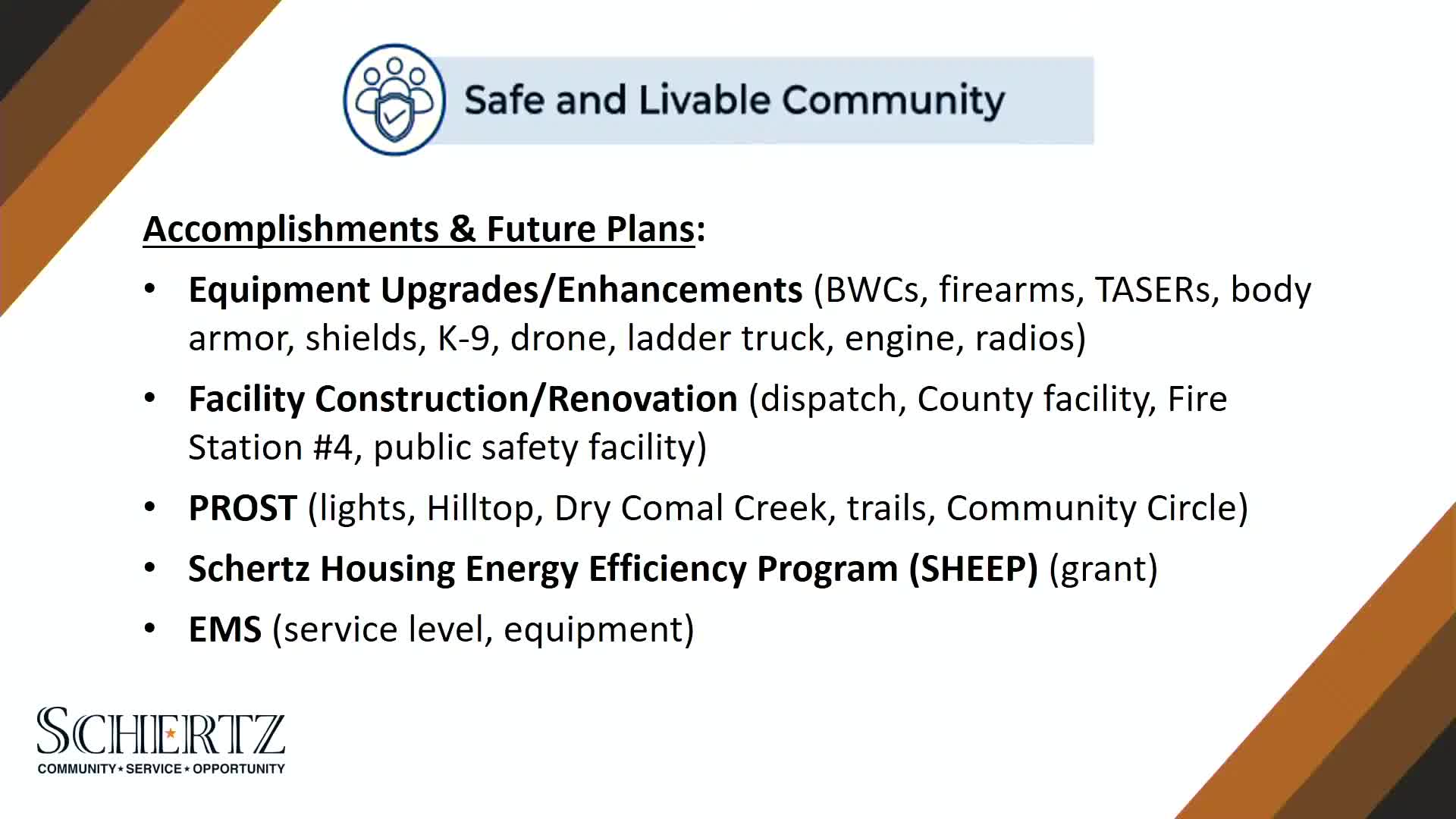 Schertz outlines timeline for Fire Station 4, public safety facility and radio replacement