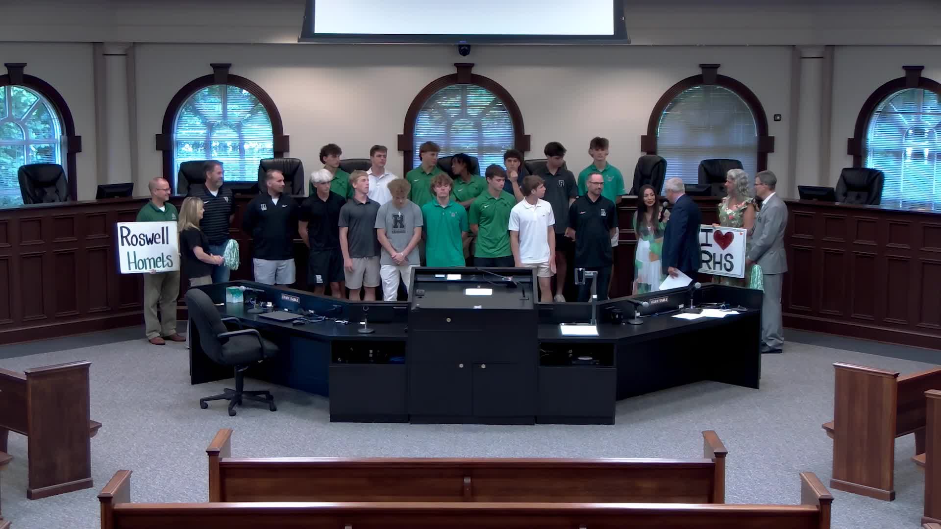 Roswell High School lacrosse team secures third consecutive state championship