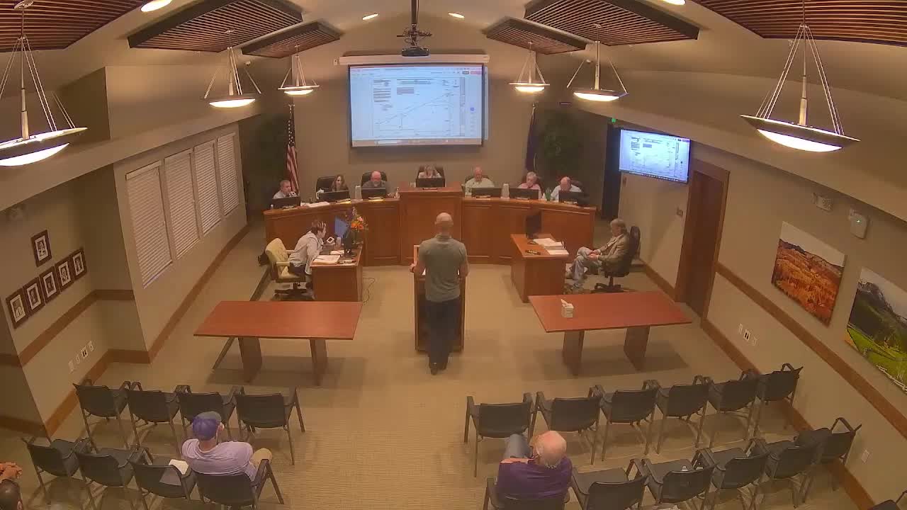 Parowan City Council debates Painted Hills RV Park privacy concerns and conditional use permit