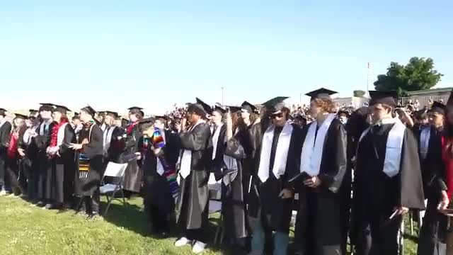 Joaquin Rocha leads graduation celebration with heartfelt speech