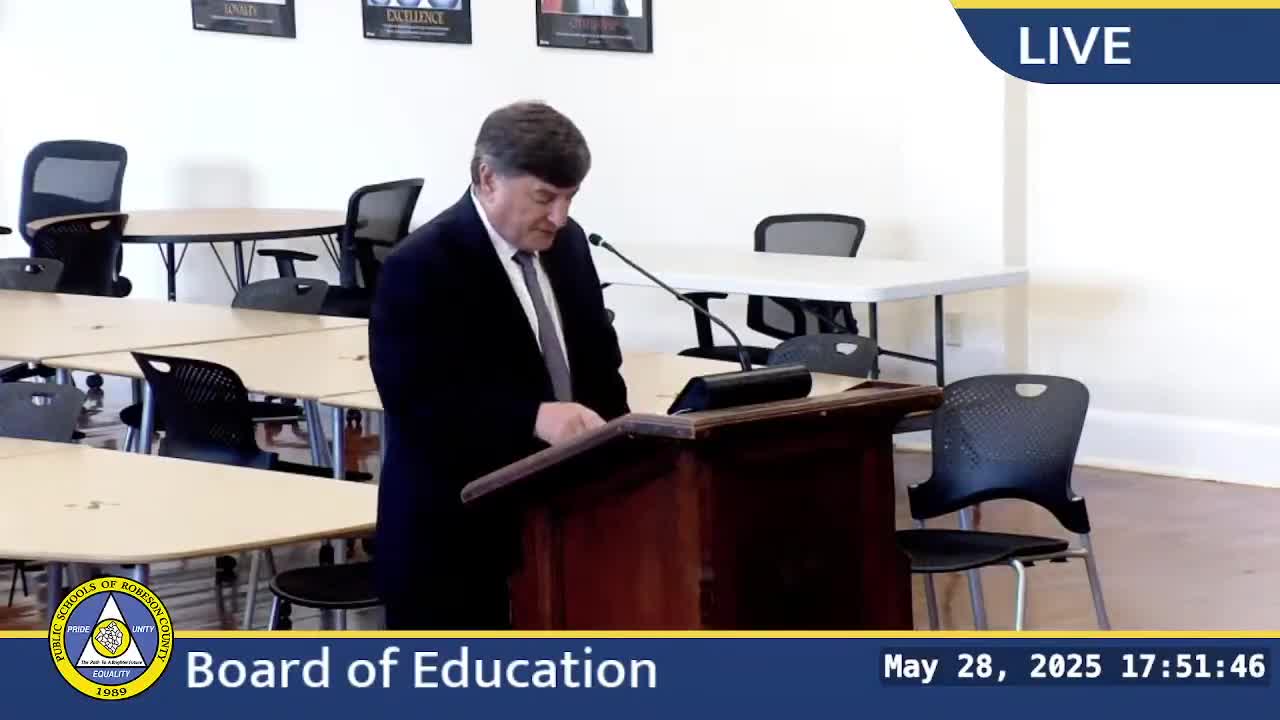 Robeson County Board requests US DOE to restore $14M in ESSER funds