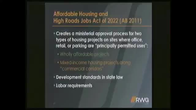 Affordable Housing Act streamlines approvals for key development projects