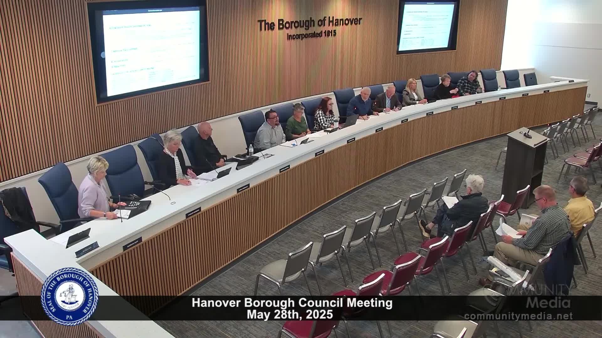 Hanover High graduates recognized by local council during ceremony