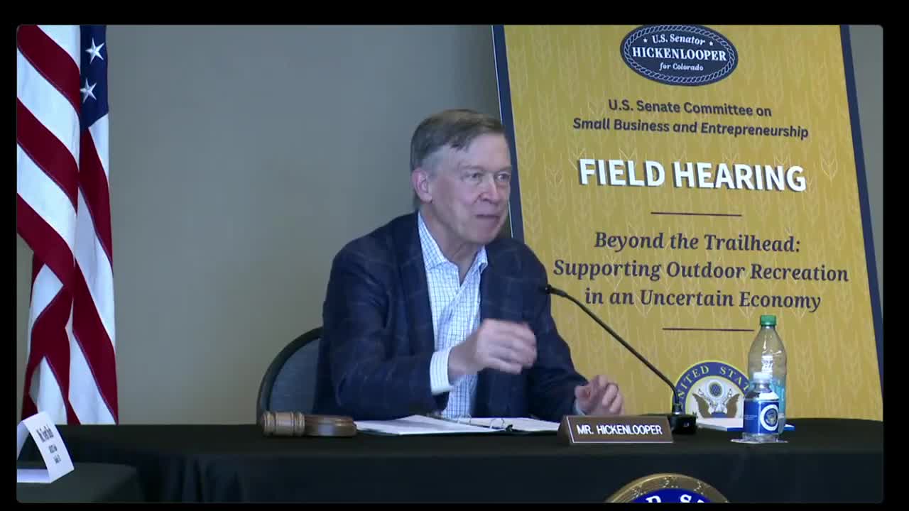 Senator Hickenlooper highlights small business challenges during entrepreneurship committee hearing