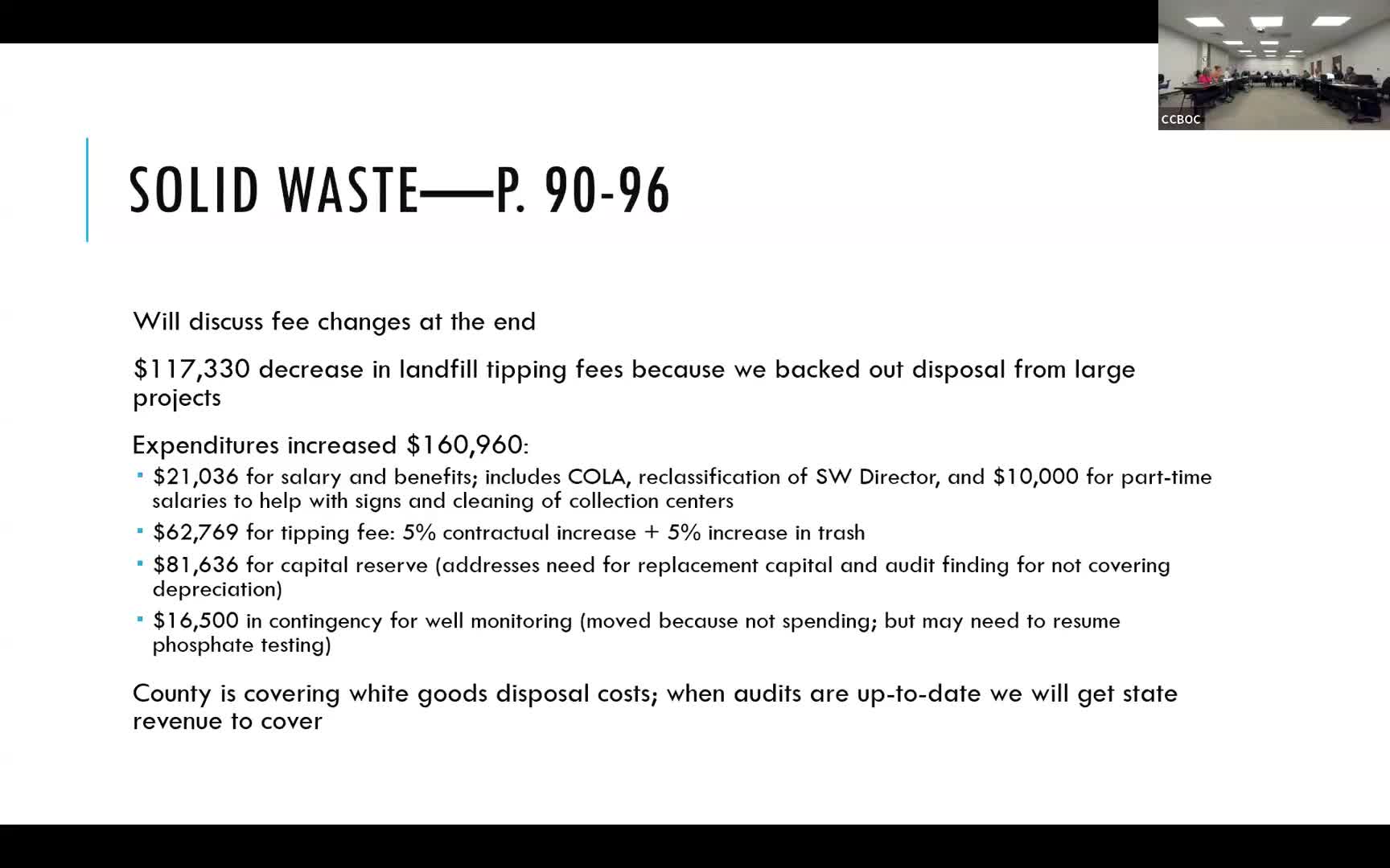 Caswell County considers availability fee and higher tipping rates as solid-waste fund runs deficit