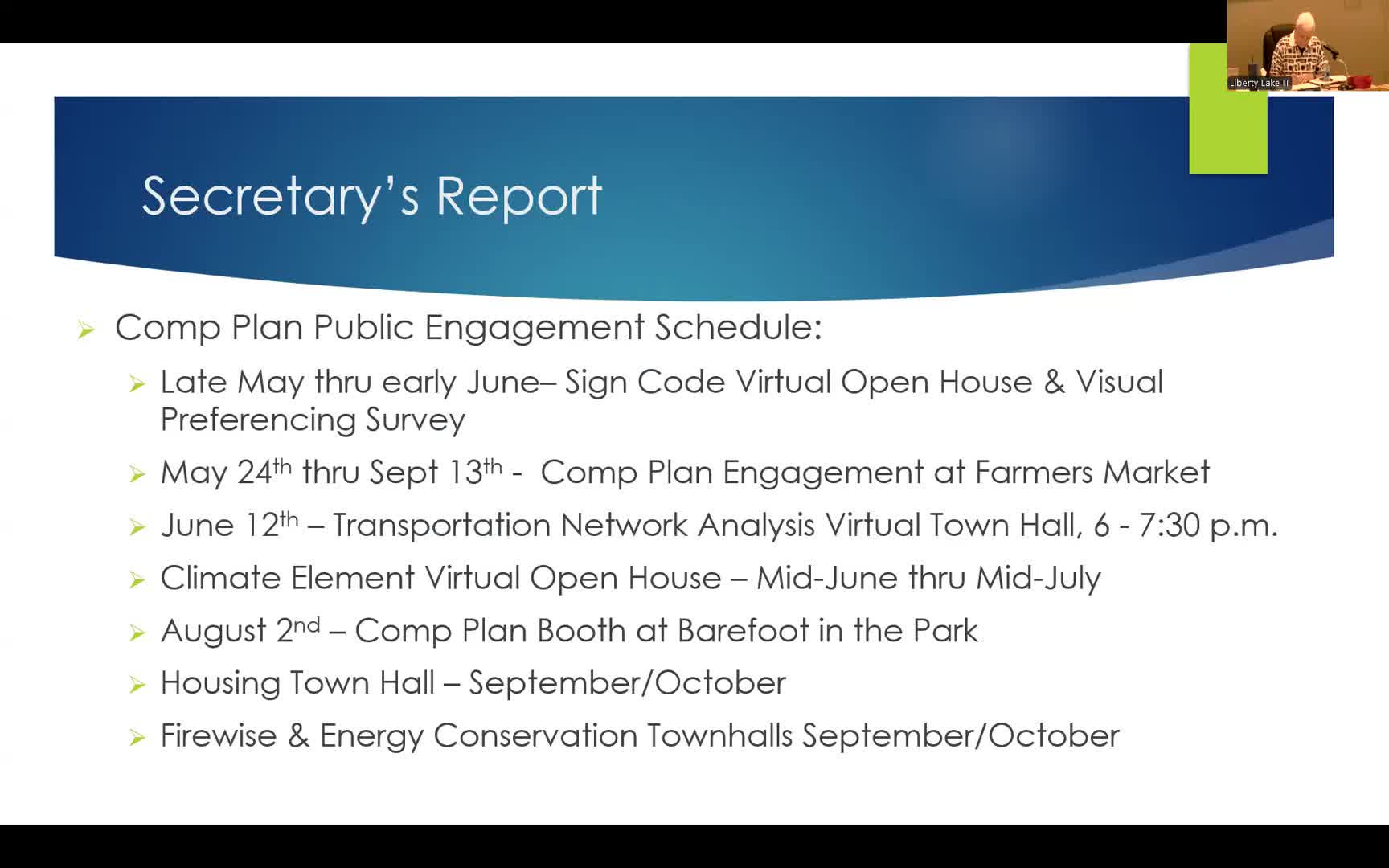 Liberty Lake plans greenhouse gas goals and parks engagement events this June
