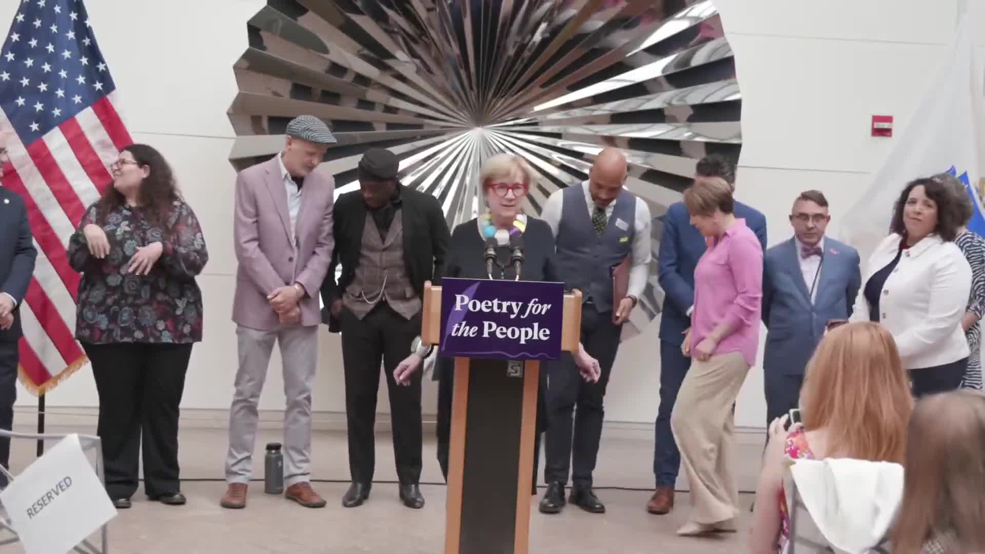 Massachusetts swears in first state poet laureate Reggie Gibson