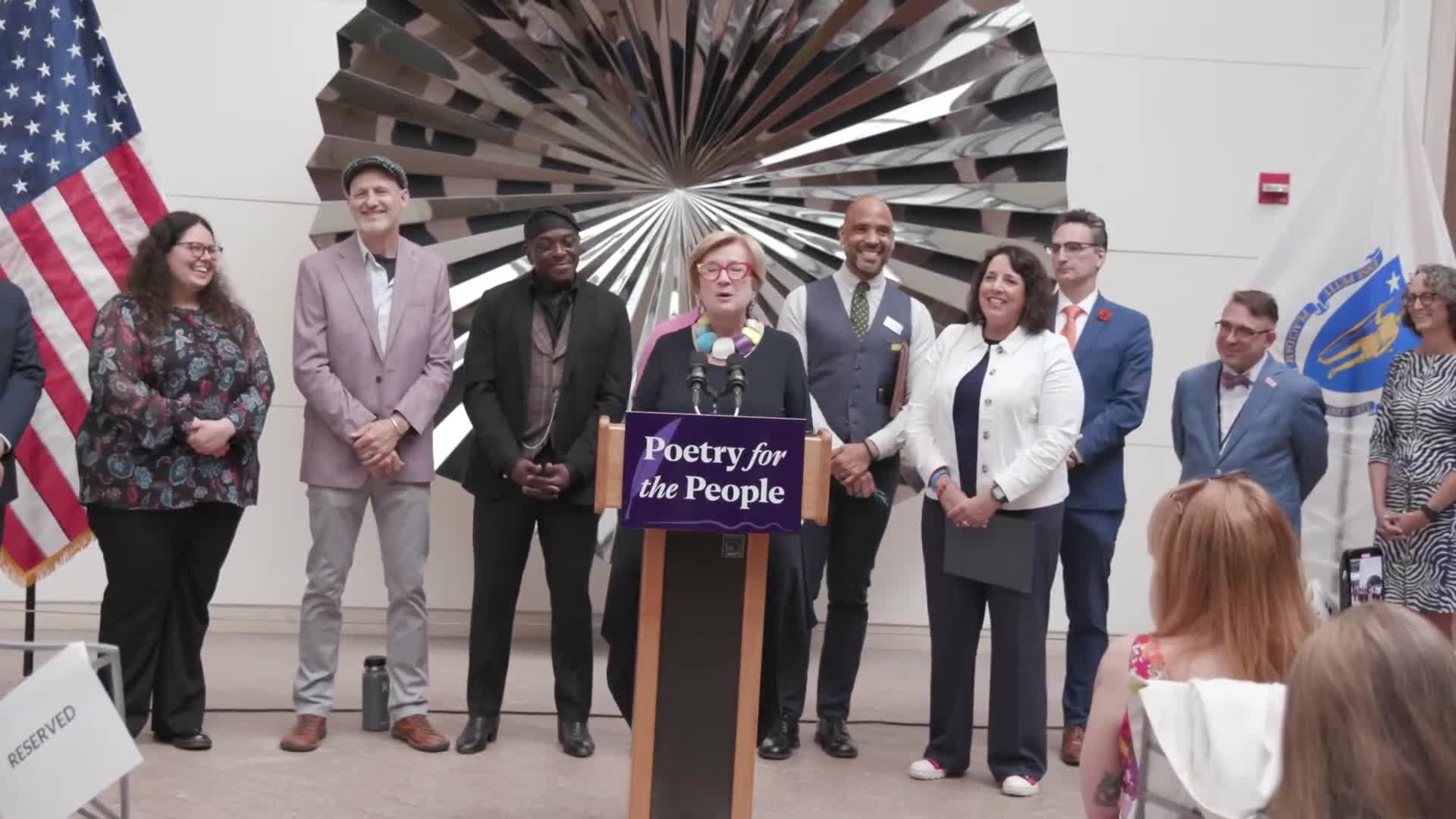 Mayor Dominic Pangalo addresses Salem's celebration of arts and culture