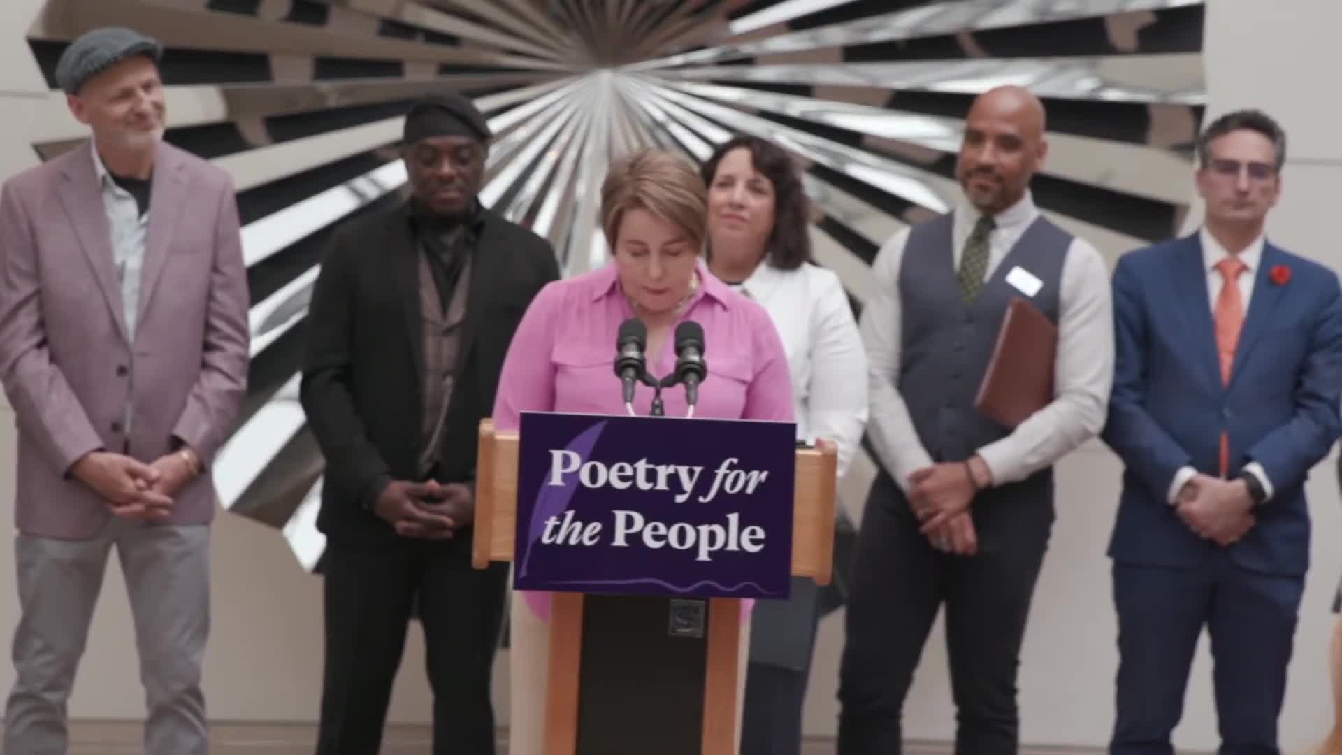 Governor introduces Reggie Gibson as Massachusetts first poet laureate