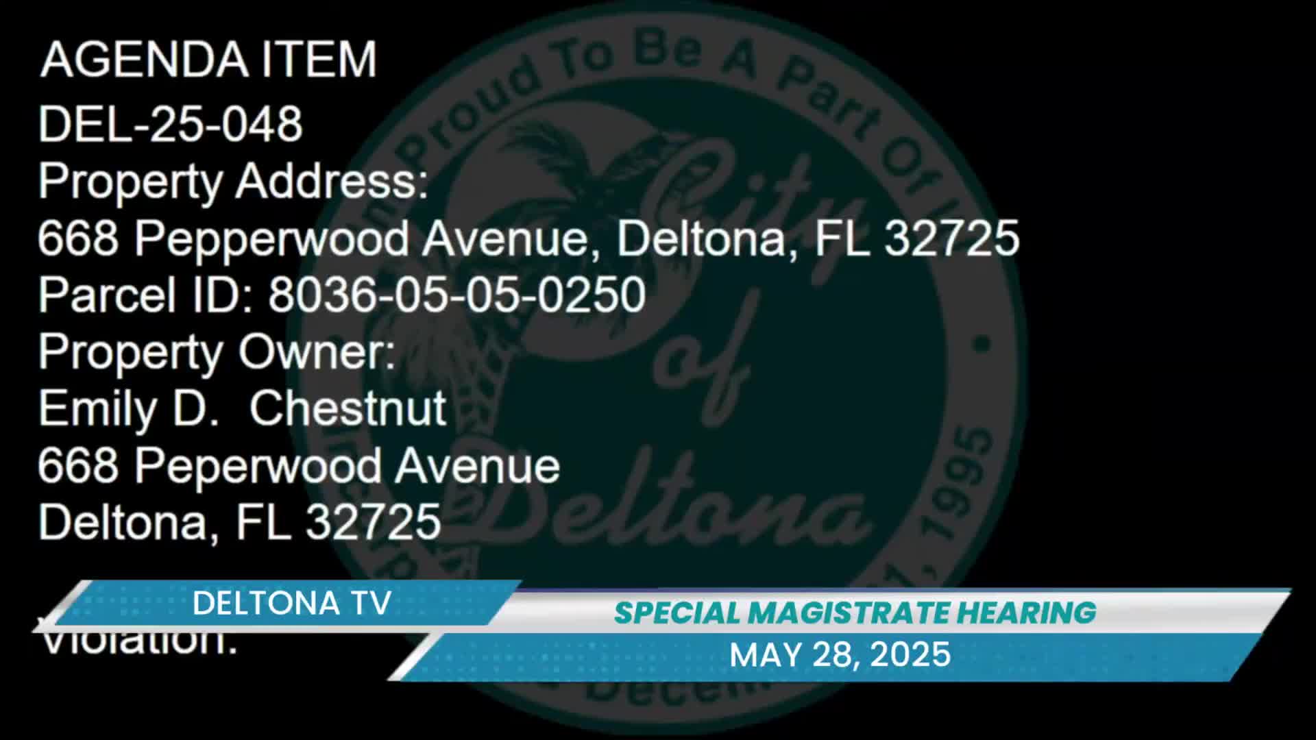 Magistrate dismisses code-enforcement charge for outdoor washing machine at Pepperwood Avenue property