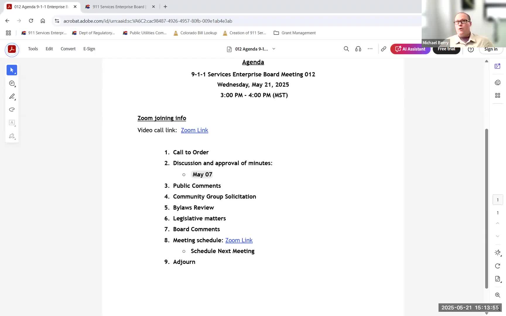 Committee decides on handling incoming feedback forms for resource center proposal