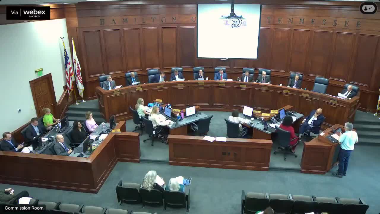 Resident raises traffic, development and green‑space concerns during Hamilton County public comments