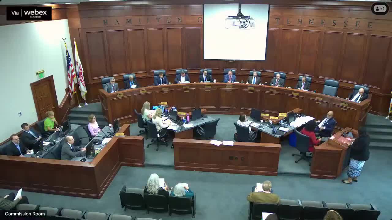 Hamilton County commissioners read resolution honoring Lowe Wilkins for 36 years in environmental health