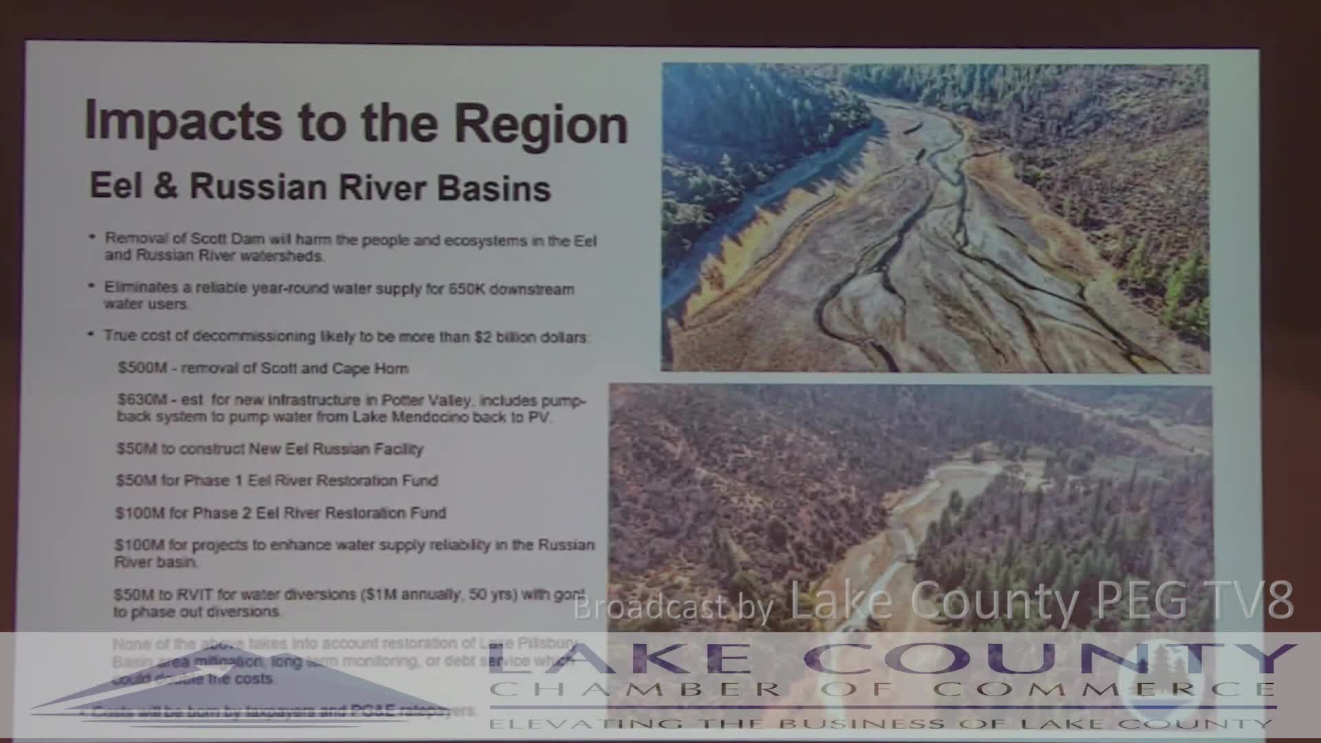 Local leaders criticize Scott Dam removal for threatening water supply and wildlife