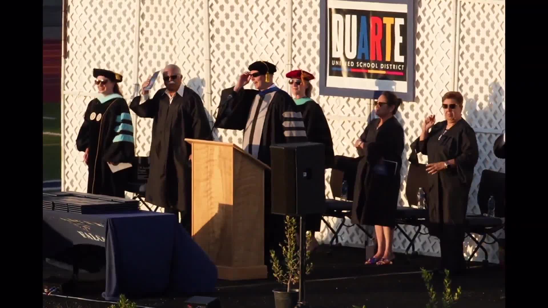 Duarte Unified presents and certifies Duarte High School Class of 2025 at commencement