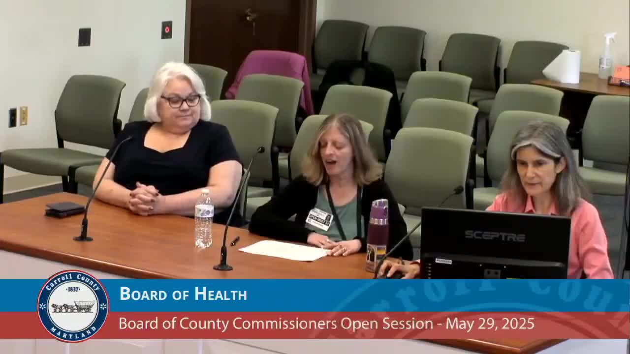 Carroll County Health Department presents county health ranking, highlights mental‑health and access gaps