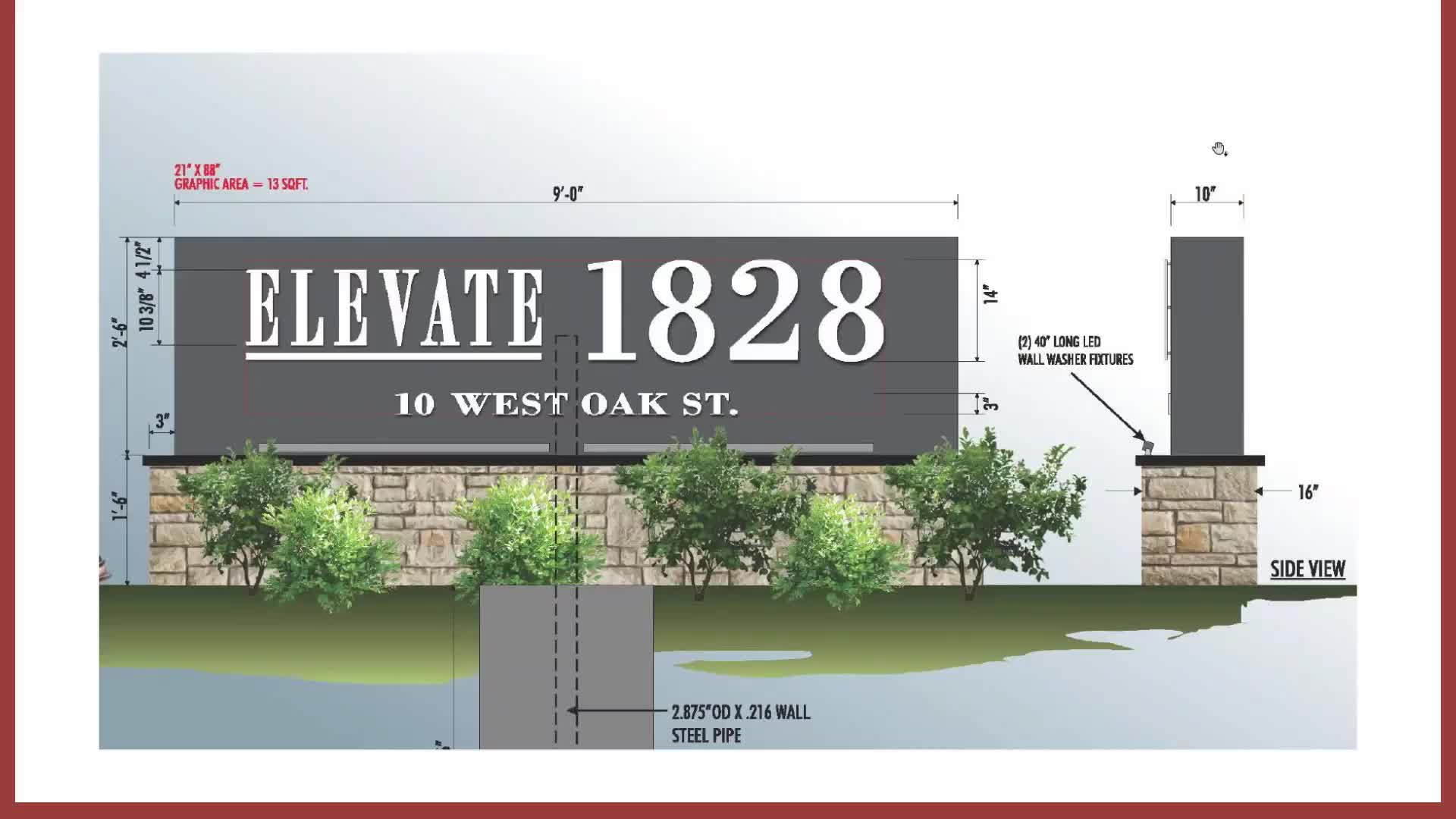 Landmarks Commission approves larger monument sign, will recommend variance to Planning & Zoning