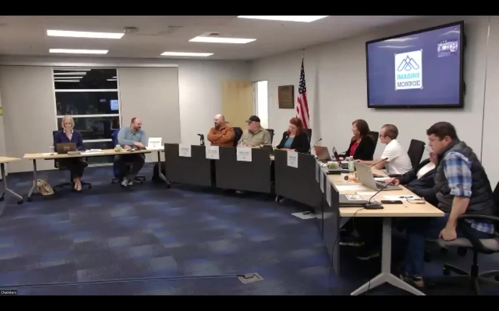 Council holds public hearing on interim R-7 zoning allowing townhomes; permanent codework to follow