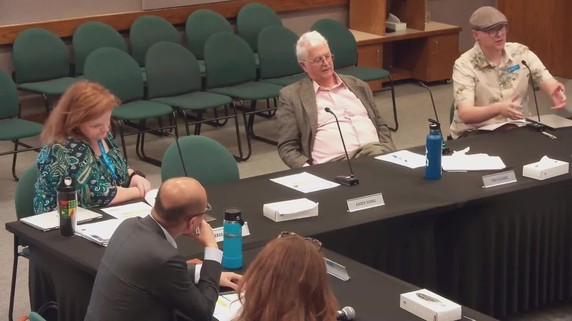 Board rejects urgent addition to the agenda; vouchers including $45,000 settlement payment approved