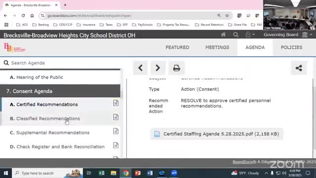 Board approves personnel slate, honors retirees and OKs MOU on summer payouts