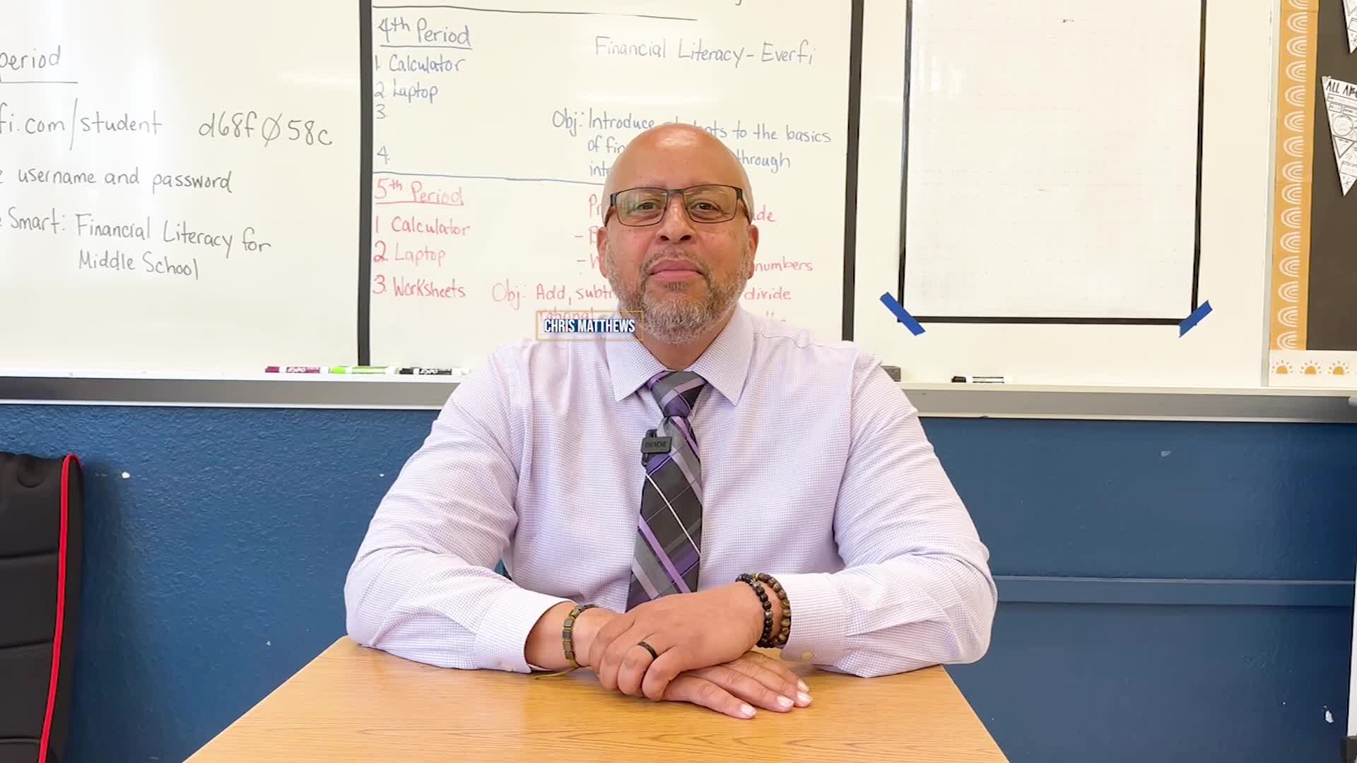 ESE teacher Chris Matthews shares insights on student growth and classroom challenges