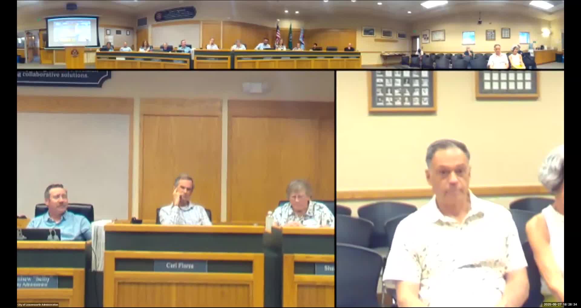 Local entrepreneur pitches musical adaptation of Miracle Town; council signals interest in licensing city‑held rights