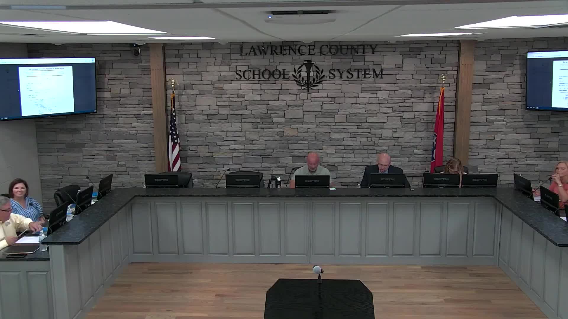 Contractors tell Lawrence County board summer work largely on schedule; restroom project paused for asbestos abatement