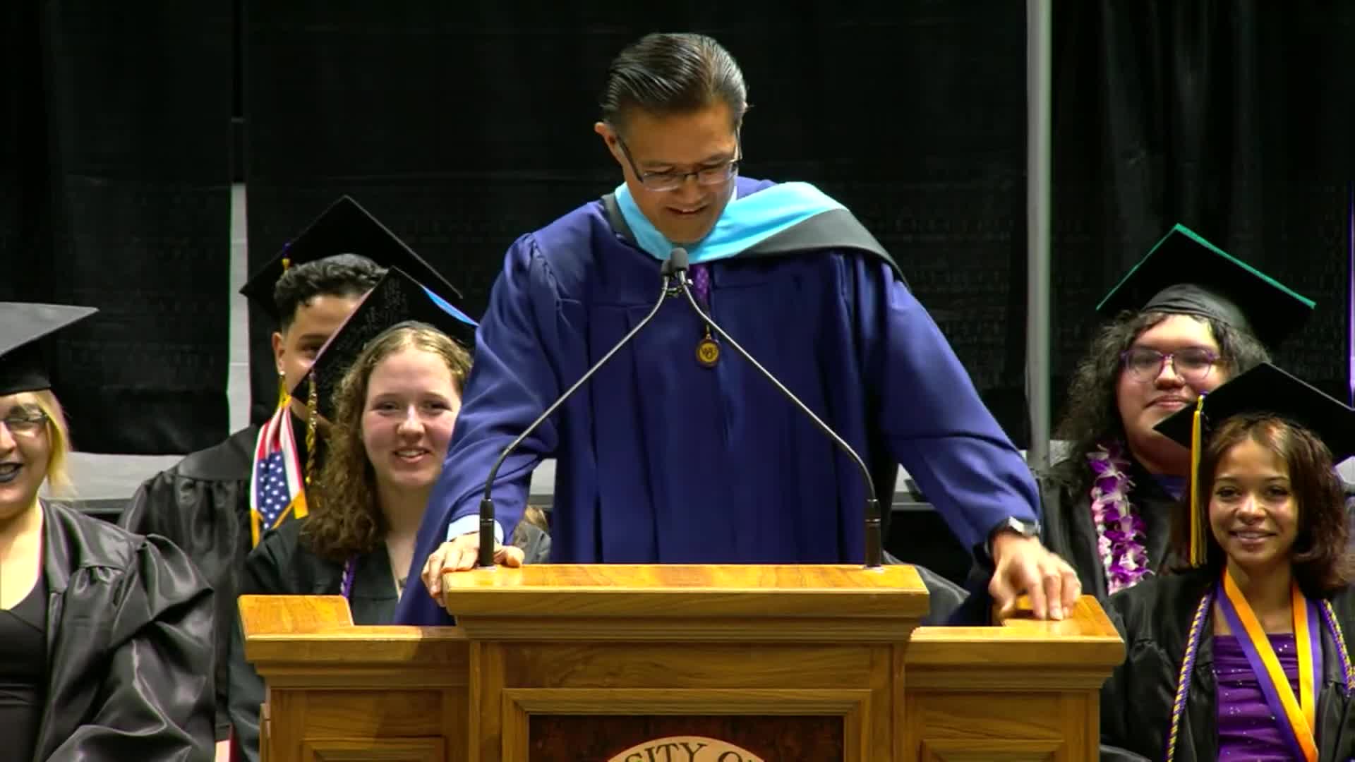 Horizonte School honors Christina Cabrera with alumni award during graduation ceremony