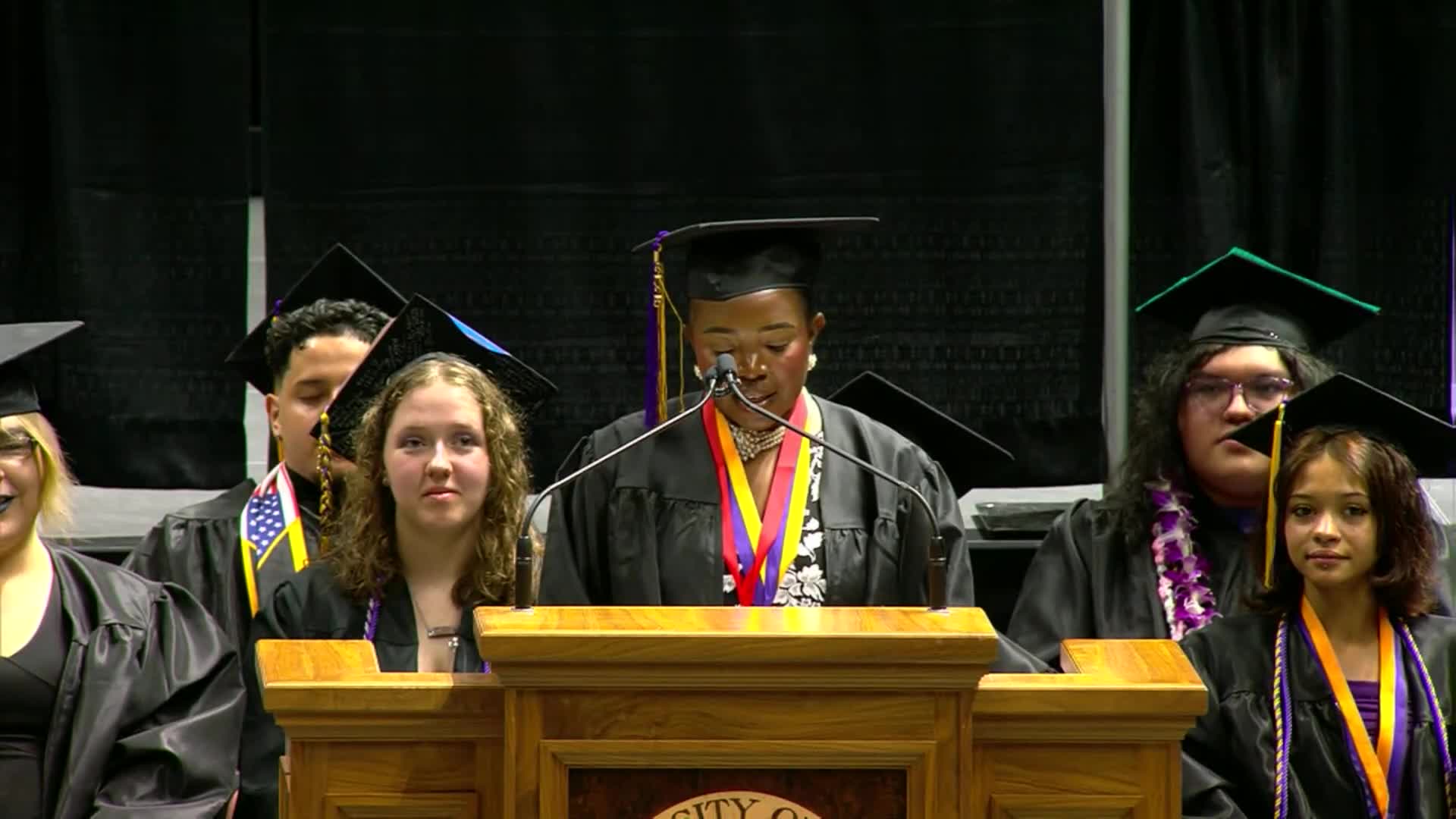 Rwandan orphan Nierazidis Peraza celebrates graduation at Horizonte School