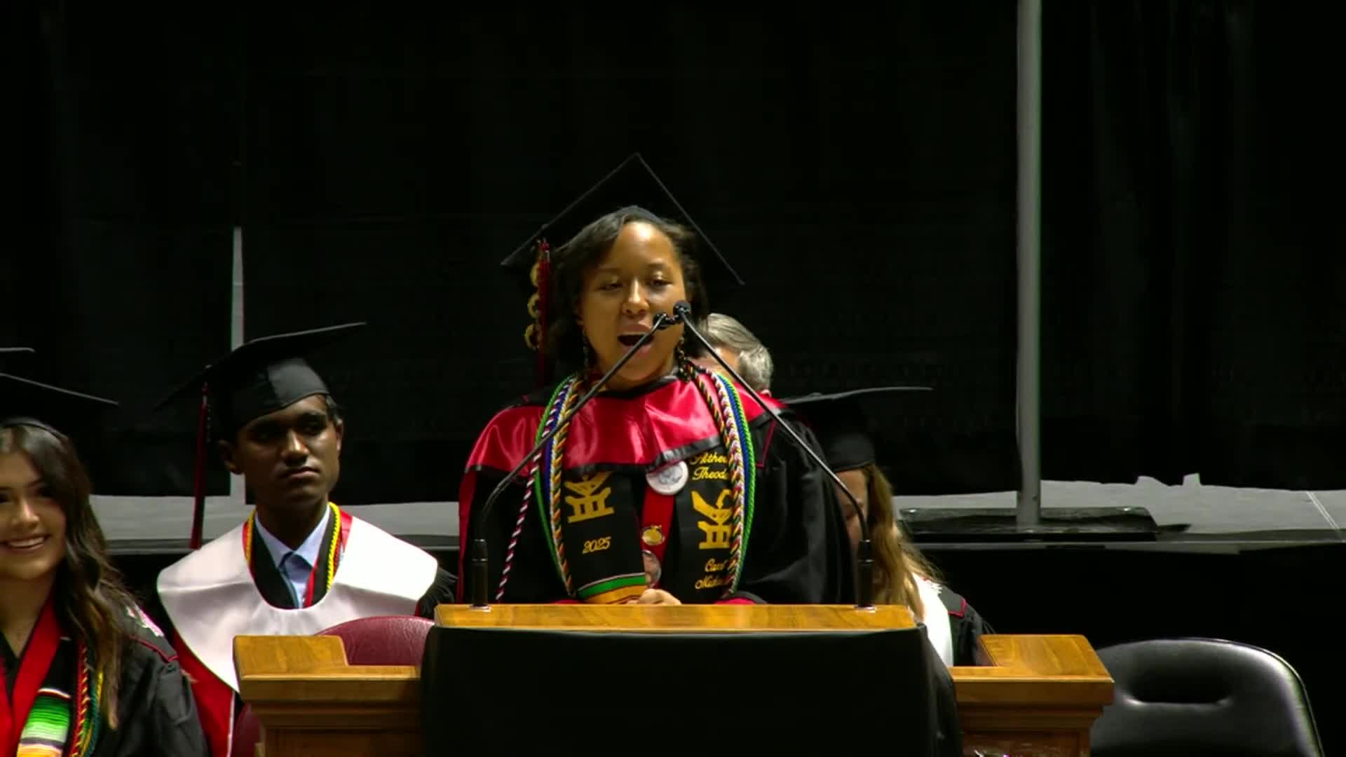 Lizette Hernandez Cortez reflects on journey and growth at West High graduation speech